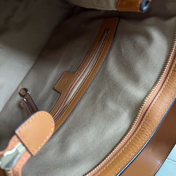 MCM monogram, pink and brown handbag. An incredible price! - Picture 2 of 3